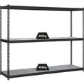 PROREGAL Schwerlastregal Metal Yeti Three HxBxT 200 x 180 x 45 cm Fachlast 400 kg Anthrazit