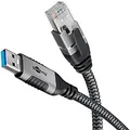 70499 Goobay Ethernet-Kabel USB-A auf RJ45 3 m verbindet Router Modem oder N ~D~