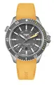 Traser H3 P67 Taucheruhr Automatik 500m, Zifferblatt: grau / T100 / Gummiarmband: orange, Armband
