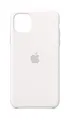 Apple Silikon Case (für iPhone 11 Pro Max) - Weiß - 6.5 Zoll