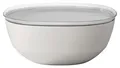 MEPAL SILUETA Servierschüssel Schale Polypropylen mit Deckel Cremeweiß 5000 ml