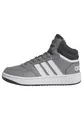 Adidas Unisex Kinder Hoops Mid Shoes, Grey Three/Cloud White/Grey Six, 37 1/3