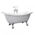 Deluxe Fama Freistehende Badewanne Nostalgie Acrylwanne Wanne Antik Bad Dusche