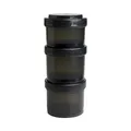 Smartshake Revivie Flaschen-Shaker, 3er-Set mit 450 ml, Schwarz