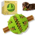 Hundespielzeug Leckerli Ball Intelligenzspielzeug Snackball Futterball 6 cm Grün