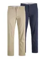 JACK & JONES Male Chino Hose 2er-Pack Relaxed Fit Chino Hose