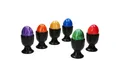MamboCat Eierbecher 6x Panther Eierbecher schwarz Steingut für 6 Personen Frühstück