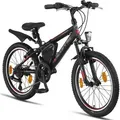 Licorne Bike Guide Premium Mountainbike Shimano,Zoll:20;Farbe:Schwarz/Rot/Grau - Schwarz