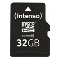 Intenso microSD 32GB Class 10 Speicherkarte inkl. SD-Adapter Datenspeicher