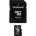 Intenso Micro-SD 32GB Class 10 Card inkl. SD Adapter SDHC Speicherkarte Speicher