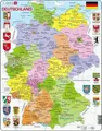 Larsen / Raute Media|Deutschland (politisch) (Kinderpuzzle)