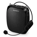 Sprachverstärker Drahtloser Kabellos Stimmverstärker Original shidu Voice Amplifier Pa System Lautsprecher mit Headset-Mikrofon 10W Wiederaufladbar Lautsprecher für Teachers Tour Guide Sport Trainer