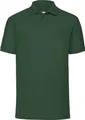Fruit Of The Loom 65/35 Herren Piqué Polo-Shirt, Kurzarm BC388 (L) (Flaschengrün)