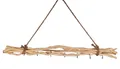 Meinposten Fensterdekoration Dekozweige Holz 8 Haken Fensterdeko Hängeast braun 80 cm