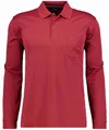 RAGMAN Herren Softknit-Polo mit Brusttasche, Langarm Peperoni-613, M