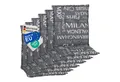 NYVI Sitzauflage Niedriglehner Auflagen 6er Set Barcelona Gartenstuhlauflagen 100x50cm, (6 St), Niederlehner Stuhlauflage Sitzauflage mit Halteband Schrift Namen