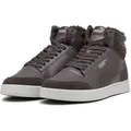 Puma Shuffle Mid Fur Flat Dark Gray-Cast Iron-Cool Light Gray Größe EU 46 - Braun - 46