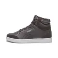 PUMA Unisex Shuffle Mid Fur Sneaker, Grau (Flat Dark Gray Cast Iron Cool Light Gray), 46 EU