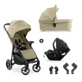 Hauck Buggy Shop N Care Trio Set Olive ink. Babyschale und Zubehör TOP