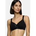 Triumph Bügelloser BH Modern Lace + Cotton N (1-tlg) BH ohne Bügel - Pflegeleichter BH ohne Bügel schwarz 105