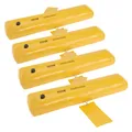 VEVOR Hochwasserbarrieren Hochwasserbeutel 4 Stk. 1,22mx15cm Türöffnungen