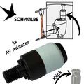 Schwalbe Fahrrad SCV Clik Valve System Ventil Pumpen Adapter AV Anschluss