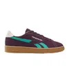 Reebok Unisex Club C Grounds UK Sneaker,Midnightplum Unlshdgreen Blac,44 EU