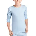 Cocain underwear Good Deal Market 2 Stück Kinder Thermo Unterhemden innen angeraut Gr. 146/152, hellblau