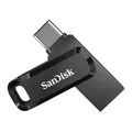 SanDisk Ultra Dual Drive Go Typ-A/Typ-C 512GB USB-Stick Schwarz Swivel, bis zu 4