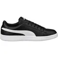 Puma Smash v2 Leder - schwarz