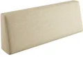 sunnypillow Rückenkissen Palettenkissen mit abnehmbarem Bezug Rückenkissen 120x40x20/10cm, Cremefarben
