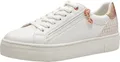 Tamaris Low Top Sneaker 1-23313-41 119 Damen Frauen Schuhe Vegan weiß/rosegold, Schuhgröße:38 EU