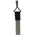 Boni-Shop Spanngummi Mit Haken  Flach Elastisch 100 Cm Grau