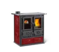 LA NORDICA® Küchenherd Holzherd ROSETTA SINISTRA 5.0 bordeaux 7,9kW li