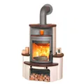 HARK Kaminofen "Avenso GT ECOplus", braun, 8 kW, Dauerbrand geeignet