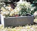 KHW Pflanzkasten Gartenbedarf 100 cm Grau Balkondekoration robust langlebig
