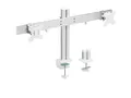 InLine Aluminium Monitor-Tischhalterung für 2 Monitore bis 32" - 8kg
