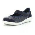 VAROMED Sevilla Ballerina Damen Marine I Orthopädische Schuhe I Ballerina mit Klett I Stretch Ballerina I Ballerinas Damen I Gesundheitsschuhe für breite & Sensible Füße