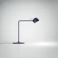 Tischleuchte Artemide, Ixa, dimmbar, Schwarz, für Wohnzimmer, Metall, Design - 42.4