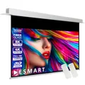 ESMART Expert CSX Deckeneinbau-Leinwand 273 cm Bild 221 x 125 cm (100") 16:9 | Infrarot Fernbedienung | Trigger-Steuerung | Heimkino elektrische Beamer Motor Projektions-Leinwand