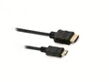 S-IMPULS HDMI/Mini-HDMI Kabel, HIGH SPEED WITH ETHERNET, 2 m