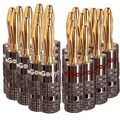 Goaycer Bananenstecker Lautsprecher 12 Paar für Lautsprecher Kabel von 0,5mm² bis 3.5mm²