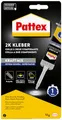 Pattex Repair Kraft-Mix, extrem schnell ausgehärtet, spülbeständig und Bohr- und feilbar, vergilbungsfrei, Transparent, 11ml