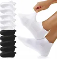 YouShow 10 Paar Sneaker Socken Herren Damen, Atmungsaktive Baumwolle Socken,