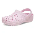 Crocs Unisex Kinder Classic Floral Cut Out Clog K Clog, Pink Milk, 29/30 EU