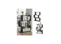 VICCO Raumteiler LEVIO Regal Bücherregal Standregal Hochregal Wandregal Schwarz