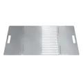 MOCAVI Grillrost/Plancha mit Ablage Edelstahl für Feuertonne und Feuerkorb