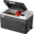 VEVOR Tragbarer Autokühlschrank, 12-Volt-Autokühlschrank, 25 l / 26,4 QT Einzelzonen-Tragbarer Gefrierschrank, -4°F-68°F Einstellbare Temperatu...