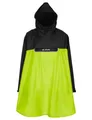 VAUDE Valero Poncho, Regenponcho mit Ärmeln, wasserdicht und winddicht, neon yellow/black, L