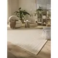 benuta Wollteppich Rocco, rechteckig, Höhe: 5 mm, Teppich Wohnzimmer, Schlafzimmer, Esszimmer, Flur, Kunstfaser, Cozy weiß rechteckig | 200 cm x 300 cm x 5 mm